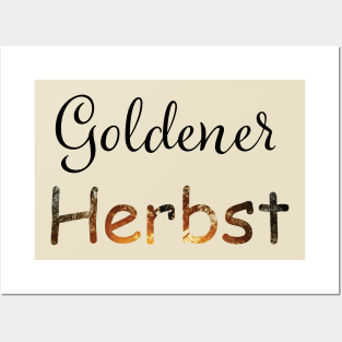 Goldener Herbst Posters and Art